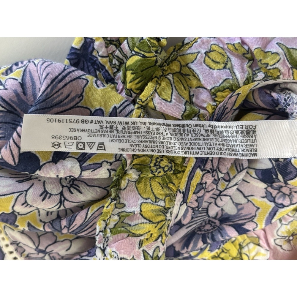 Anthropologie Pajamas Floral Pattern SET Pants Tank Camisole Size Small - Picture 12 of 13
